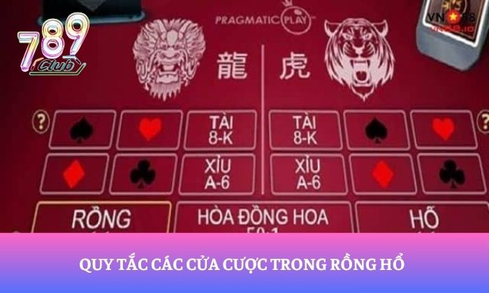 Quy tắc các cửa cược trong Rồng Hổ