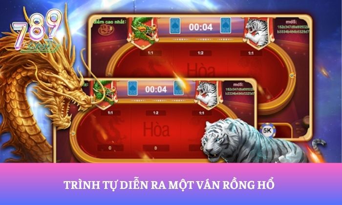 Trình tự diễn ra một ván Rồng Hổ