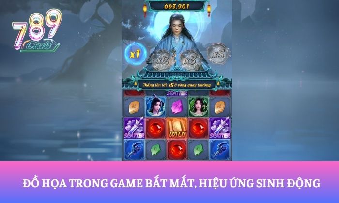 Đồ họa trong game bắt mắt, hiệu ứng sinh động